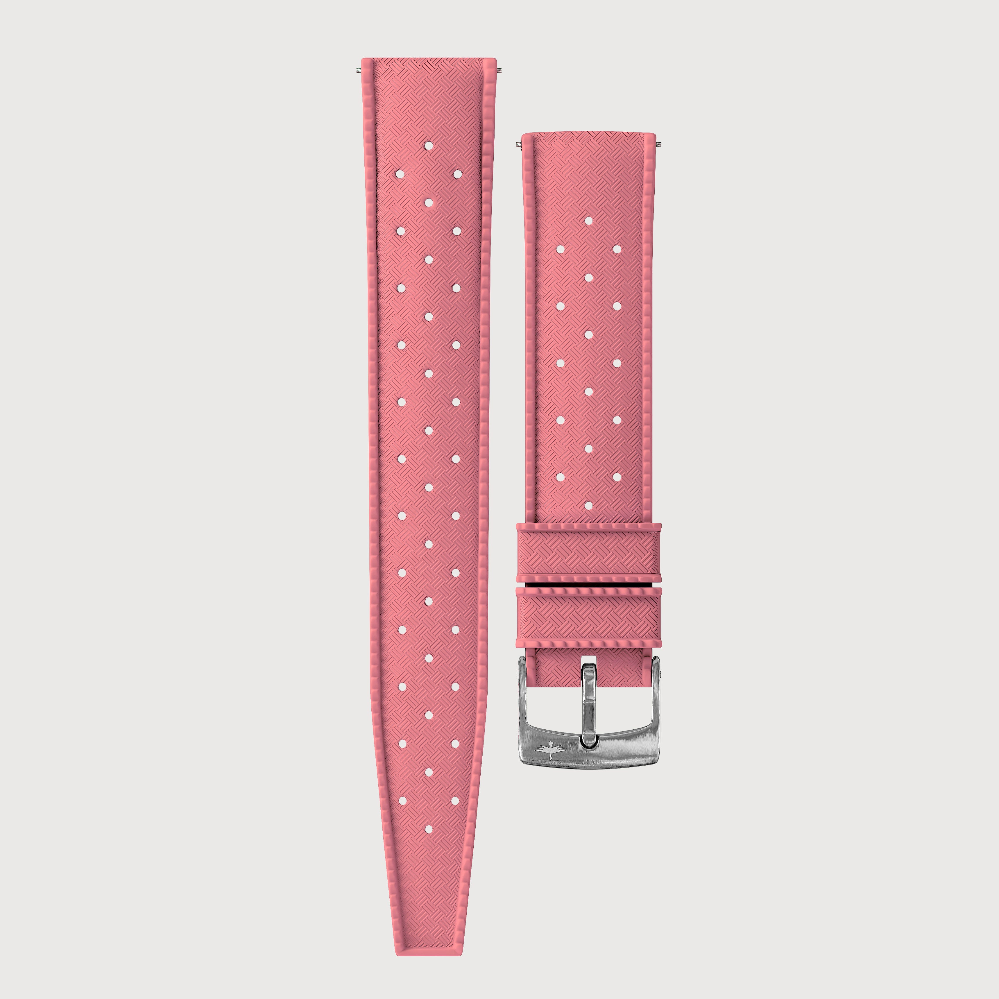 STARTEAM スタッズベルト PINK FKM Tropical Rubber Strap — Pink – Héron Watches Inc.