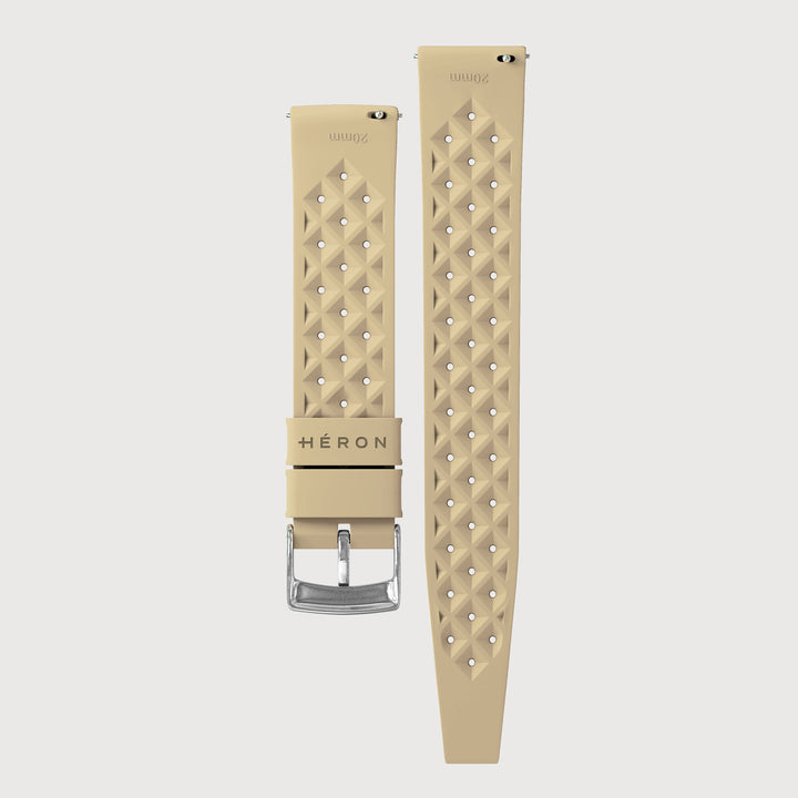 FKM Tropical Rubber Strap — Beige