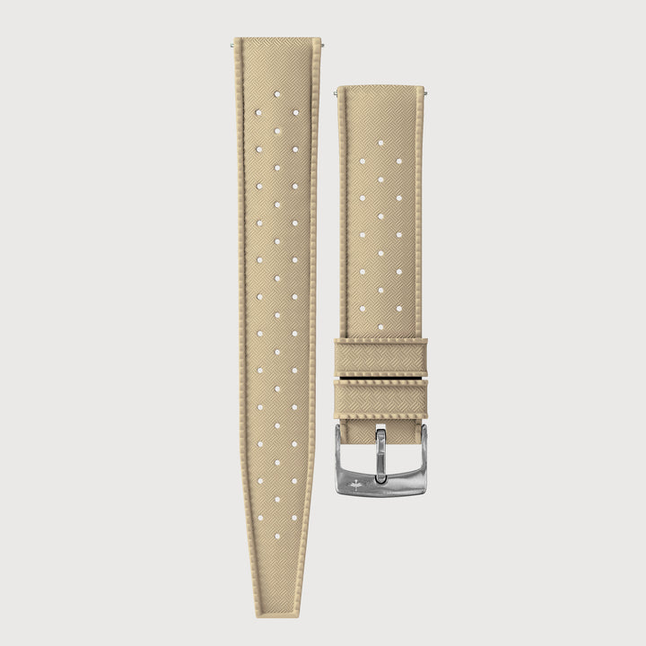 FKM Tropical Rubber Strap — Beige