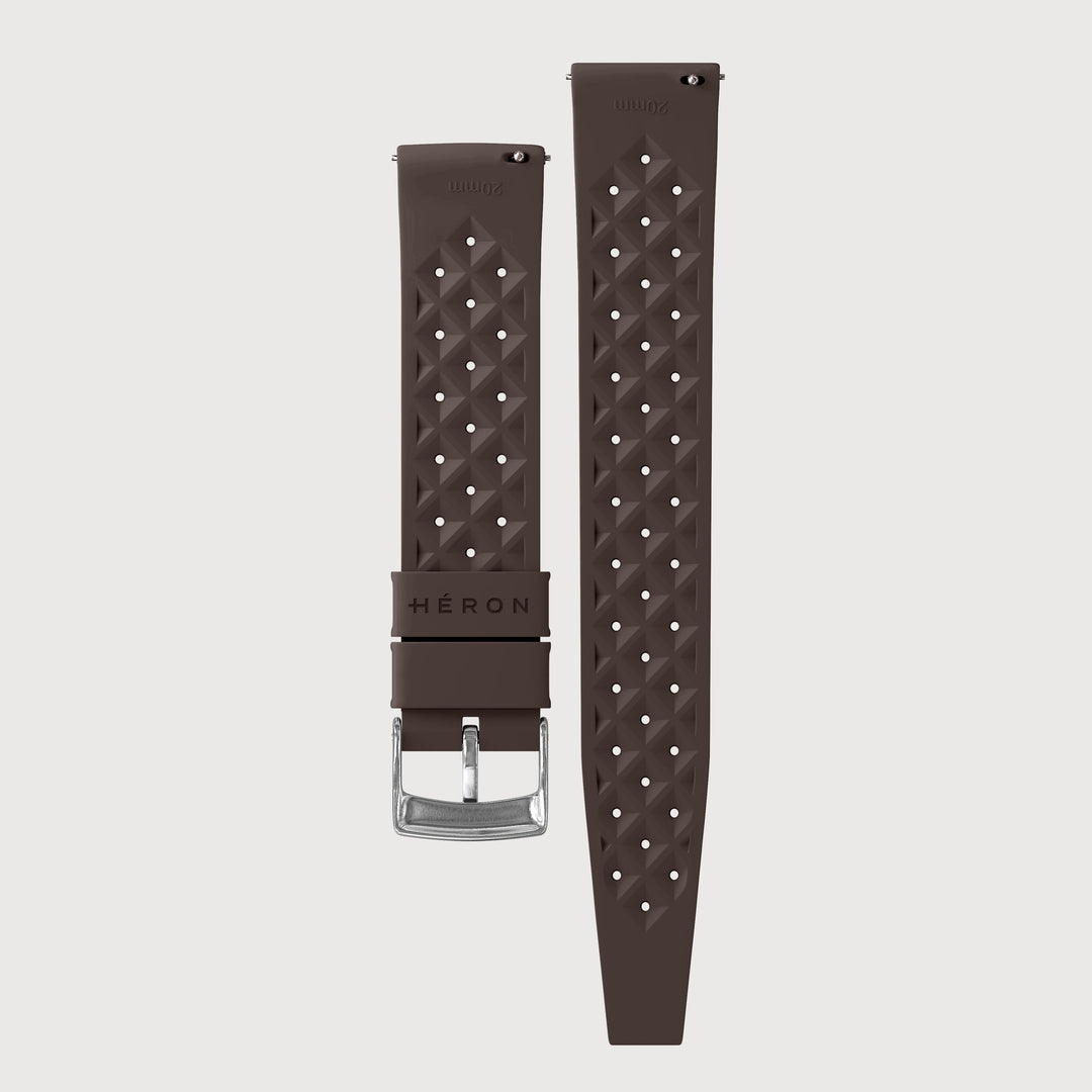 FKM Tropical Rubber Strap — Brown