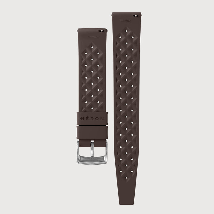 FKM Tropical Rubber Strap — Brown