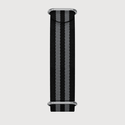 Military NATO Strap - Grey Stripes