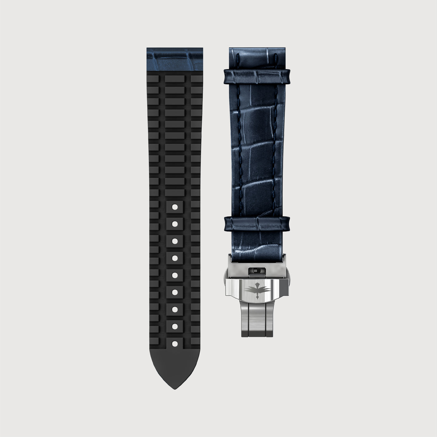 Hybrid Leather Strap - Sailor Blue